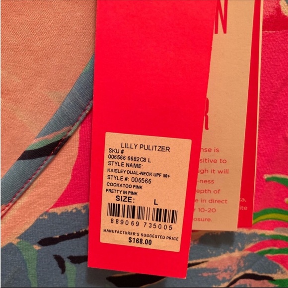 Lilly Pulitzer Kaisley Dual Neck Long Sleeve Dress (2) - Picture 9 of 9